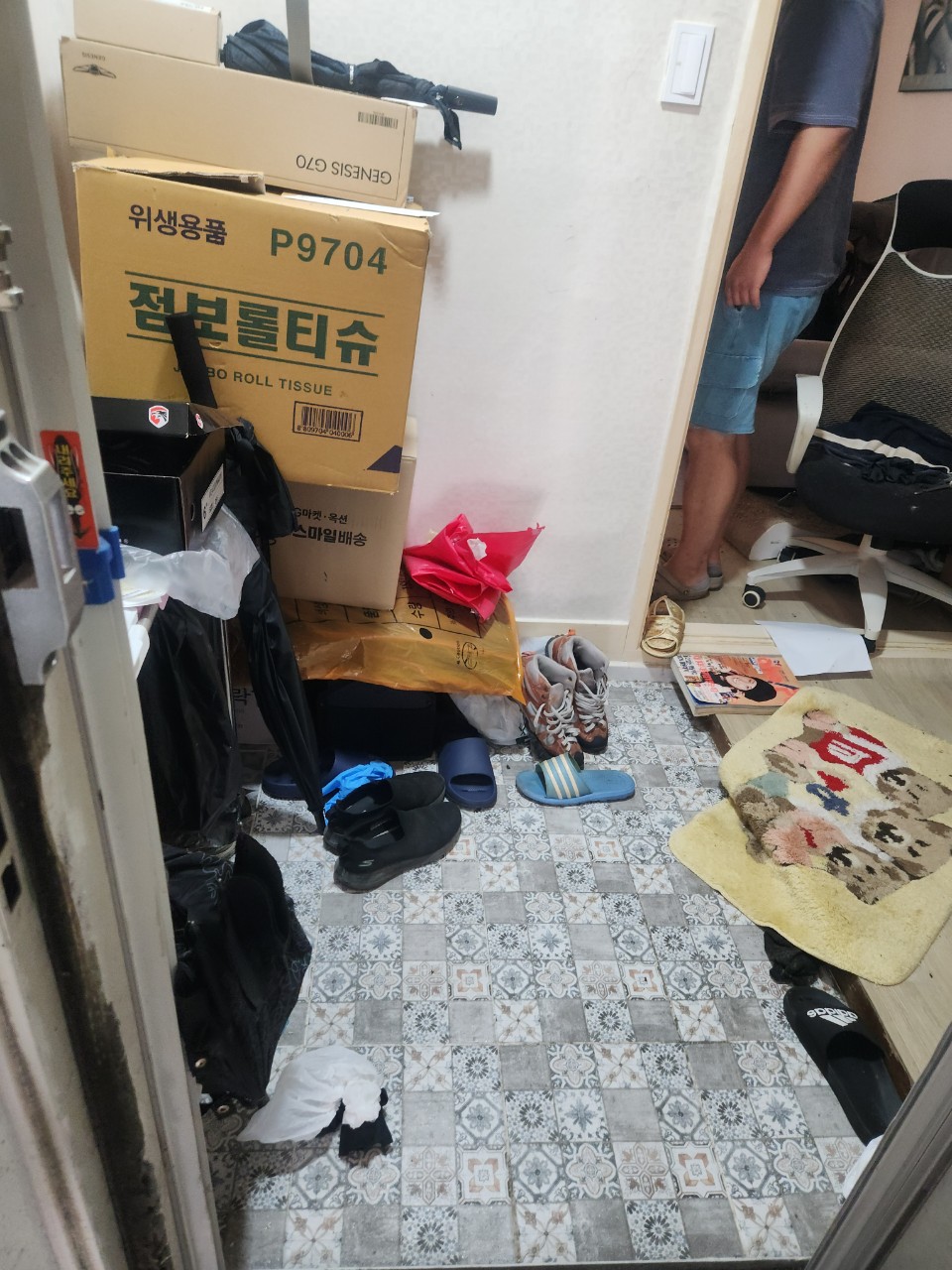 평택시 폐기물처리 작업 전 1