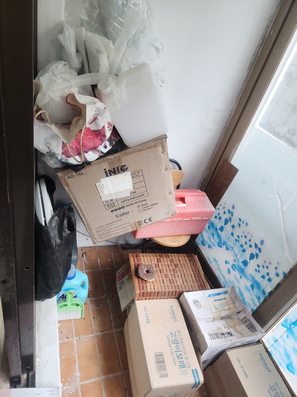 평택시 폐기물처리 작업 중