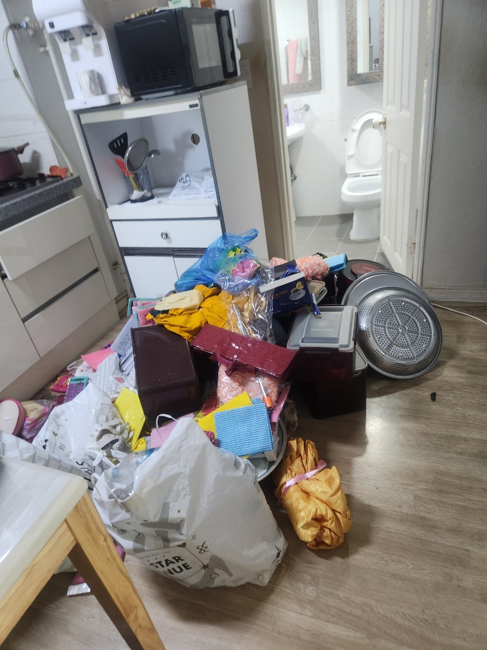 성남시 폐기물처리 작업 전 1
