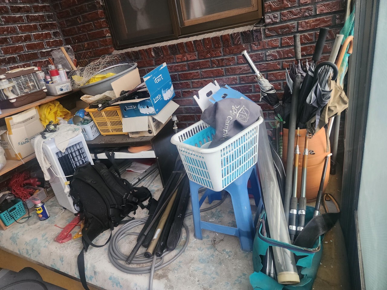 의왕시 폐기물처리 작업 전
